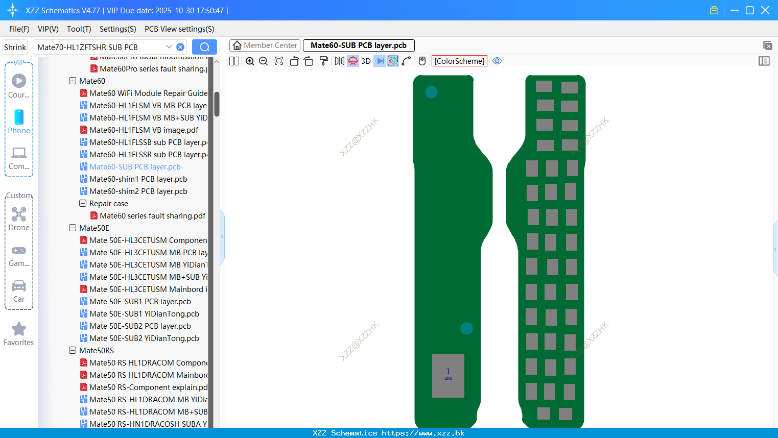 Huawei Mate60-SUB PCB Layer